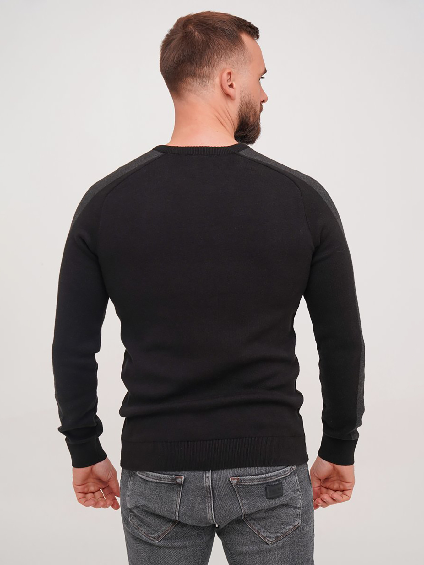 Джемпер Trend Collection модель TC7241BlackGreySVTRMN Фото