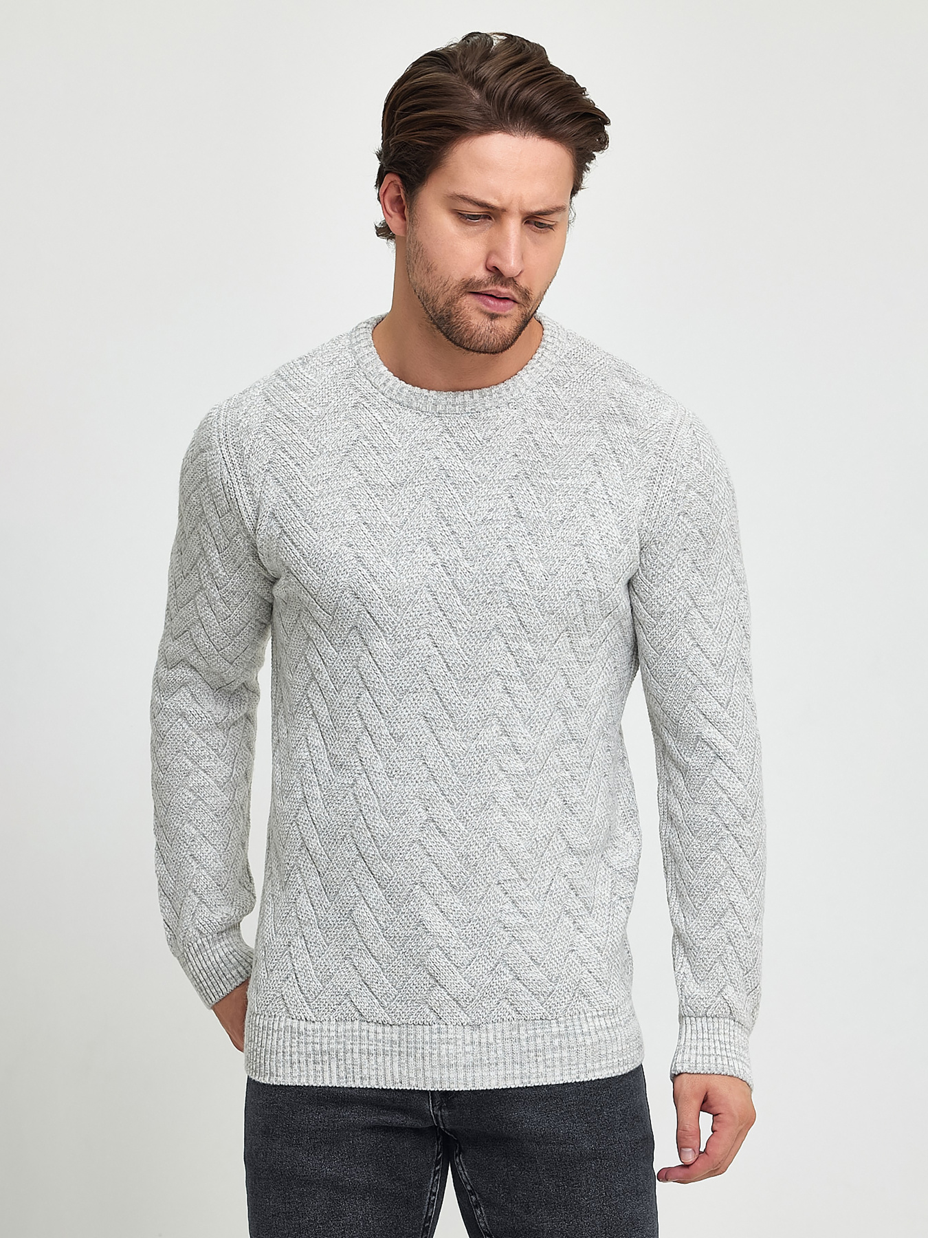 Джемпер Trend Collection модель TC7206GreySVTRMN Джемпер Trend Collection модель TC7206GreySVTRMN Фото