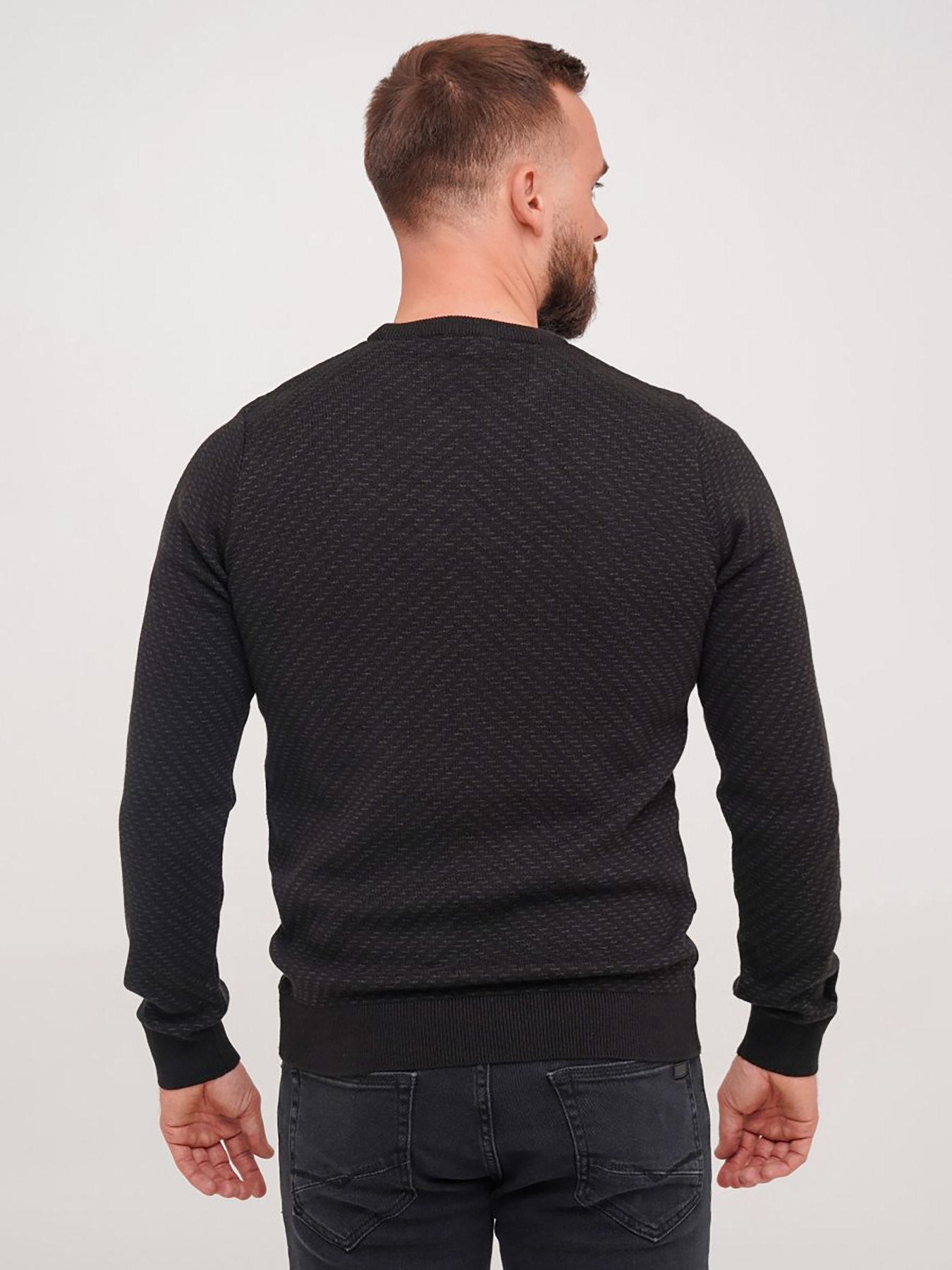 Джемпер Trend Collection модель TC7197BlackSVTRMN Фото