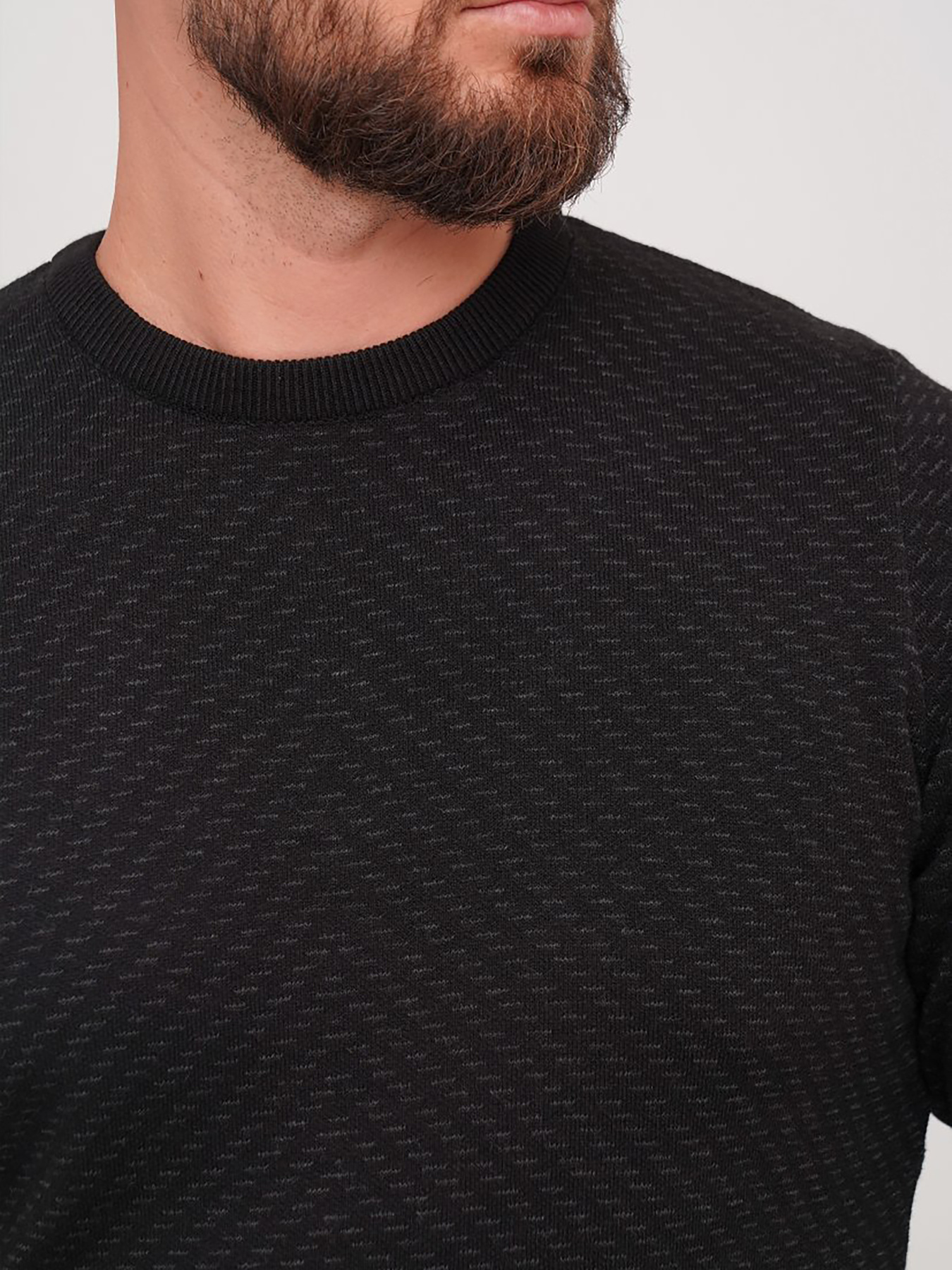 Джемпер Trend Collection модель TC7197BlackSVTRMN Фото