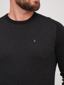 Джемпер Trend Collection модель TC7135BlackSVTRMN Джемпер Trend Collection модель TC7135BlackSVTRMN Фото