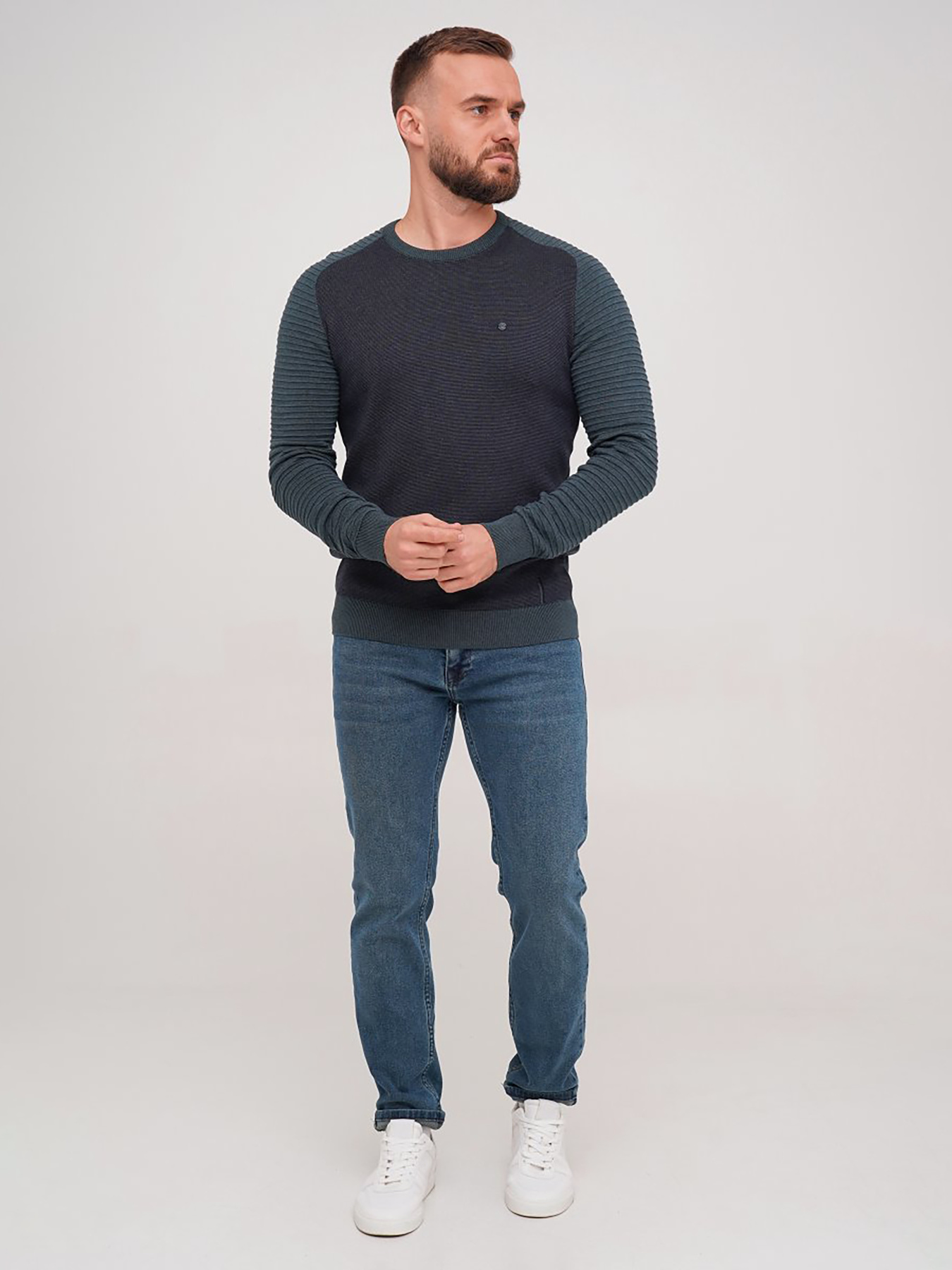 Джемпер Trend Collection модель TC7133GreenBlueSVTRMN Фото