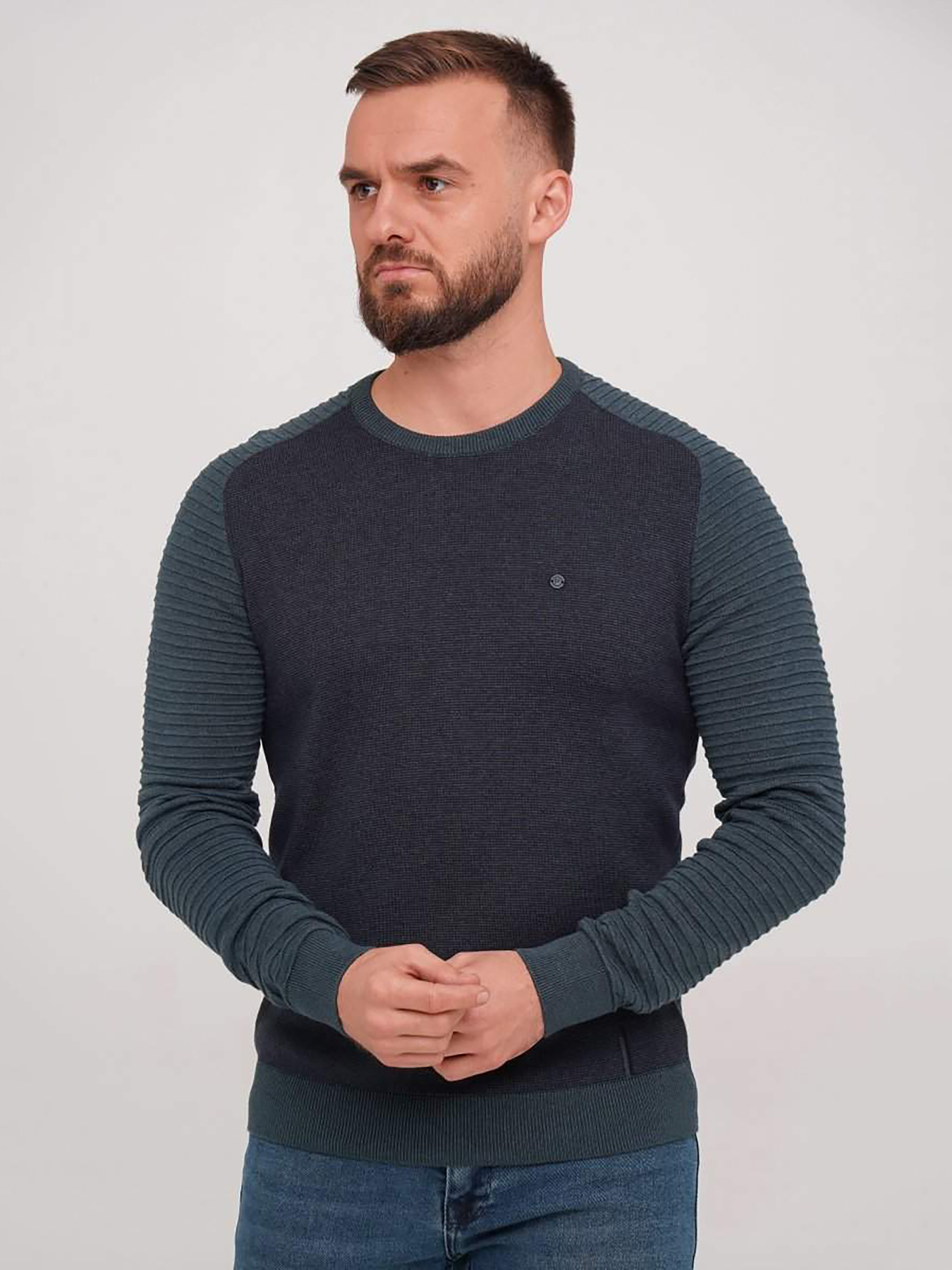 Джемпер Trend Collection модель TC7133GreenBlueSVTRMN Фото