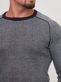 Джемпер Trend Collection модель TC6862GreyBlueSVTRMN Джемпер Trend Collection модель TC6862GreyBlueSVTRMN Фото