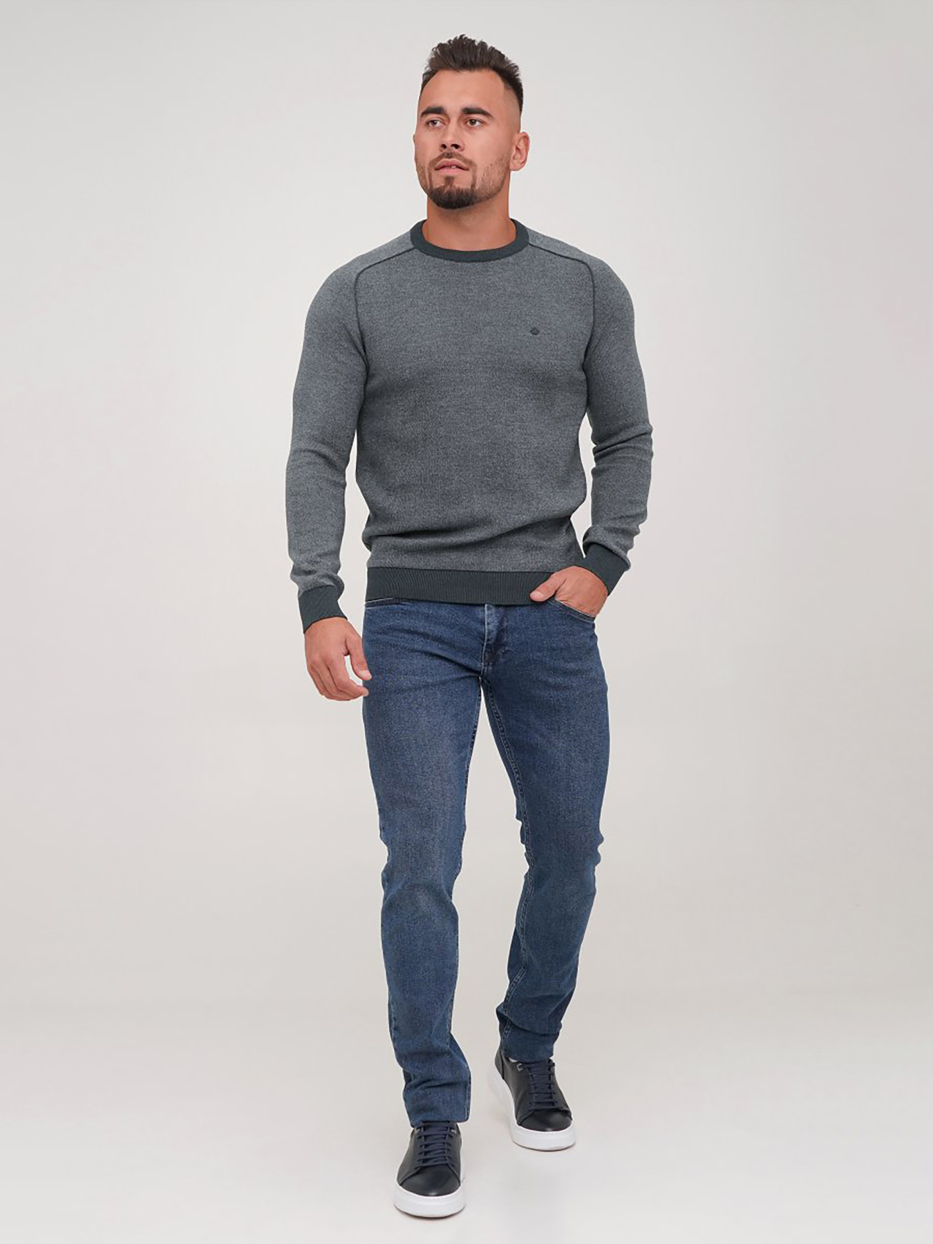 Джемпер Trend Collection модель TC6860GreySVTRMN Фото