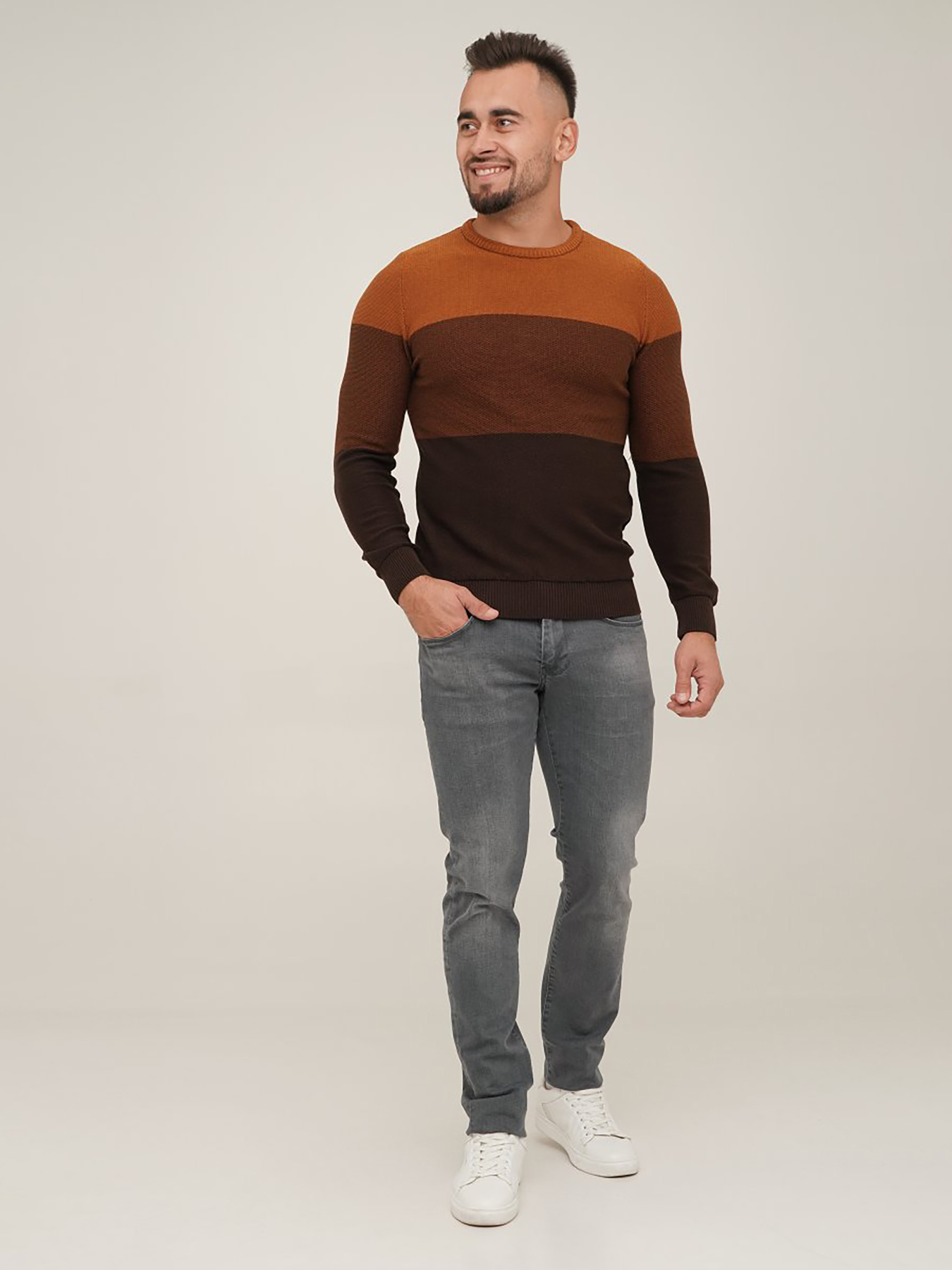 Джемпер Trend Collection модель TC6818BrownSVTRMN Фото