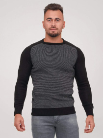 Джемпер Trend Collection модель TC6813BlackGreySVTRMN Фото