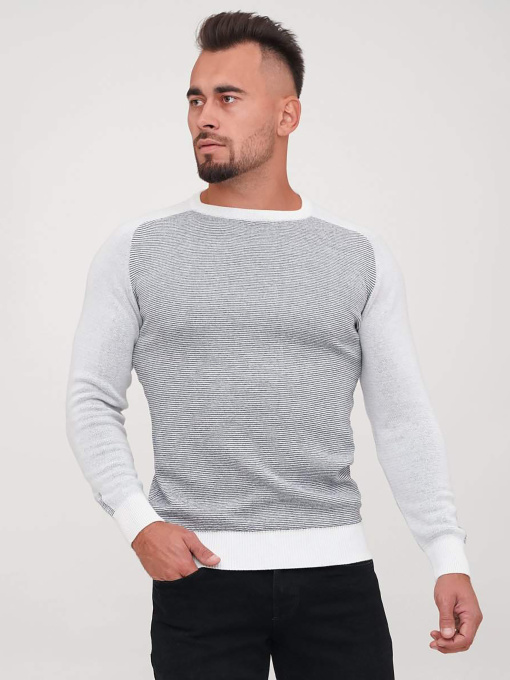 Джемпер Trend Collection модель TC6811WhiteBlueSVTRMN Фото