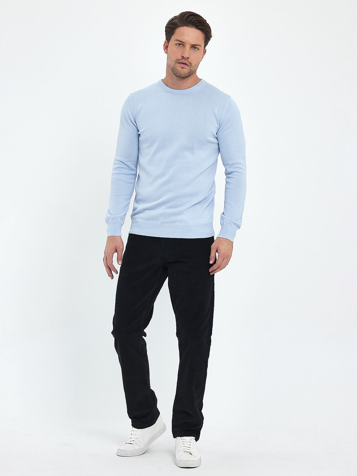 Джемпер Trend Collection модель TC6736LightBlueSVTRMN Джемпер Trend Collection модель TC6736LightBlueSVTRMN Фото