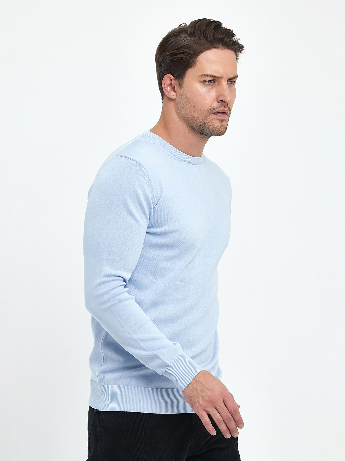 Джемпер Trend Collection модель TC6736LightBlueSVTRMN Джемпер Trend Collection модель TC6736LightBlueSVTRMN Фото