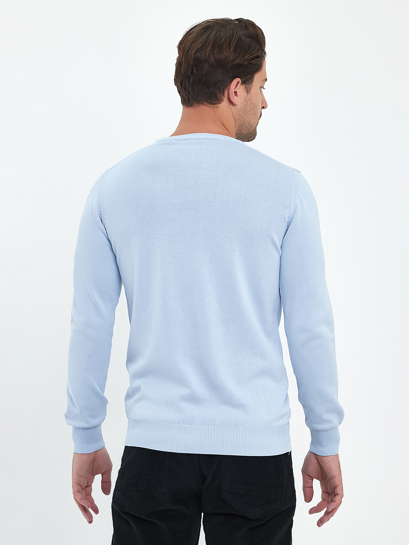 Джемпер Trend Collection модель TC6736LightBlueSVTRMN Джемпер Trend Collection модель TC6736LightBlueSVTRMN Фото