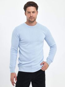 Джемпер Trend Collection модель TC6736LightBlueSVTRMN Джемпер Trend Collection модель TC6736LightBlueSVTRMN Фото