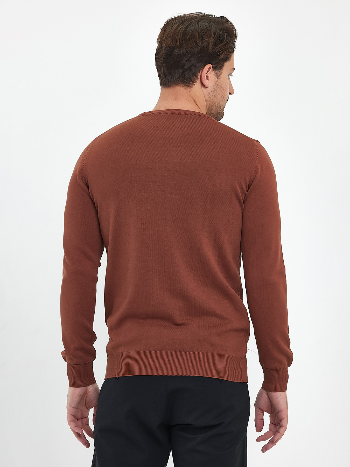 Джемпер Trend Collection модель TC6734BrownSVTRMN Джемпер Trend Collection модель TC6734BrownSVTRMN Фото