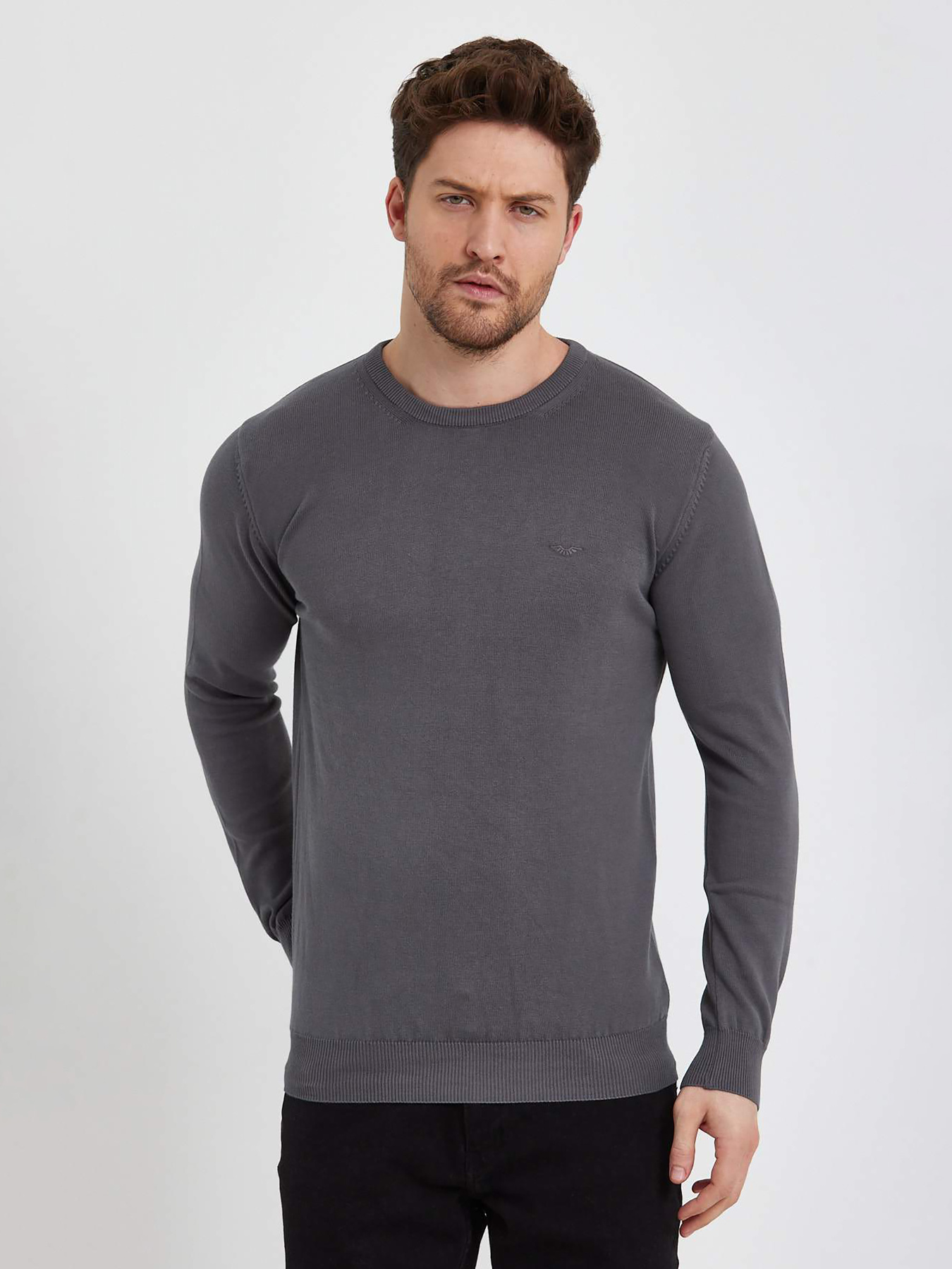 Джемпер Trend Collection модель TC6731GreySVTRMN Фото