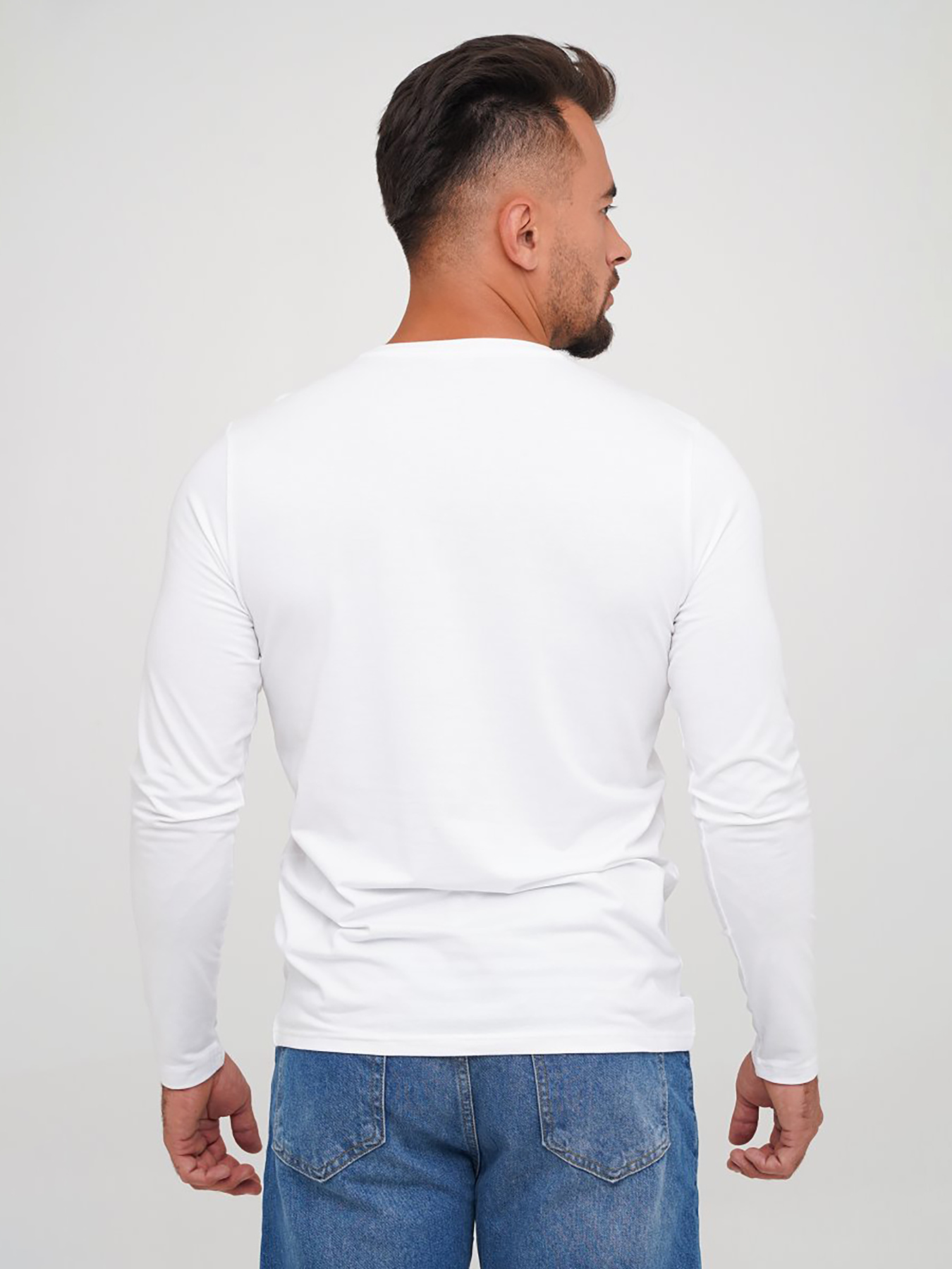 Лонгслив Trend Collection модель TC6617WhiteSVTRMN Фото