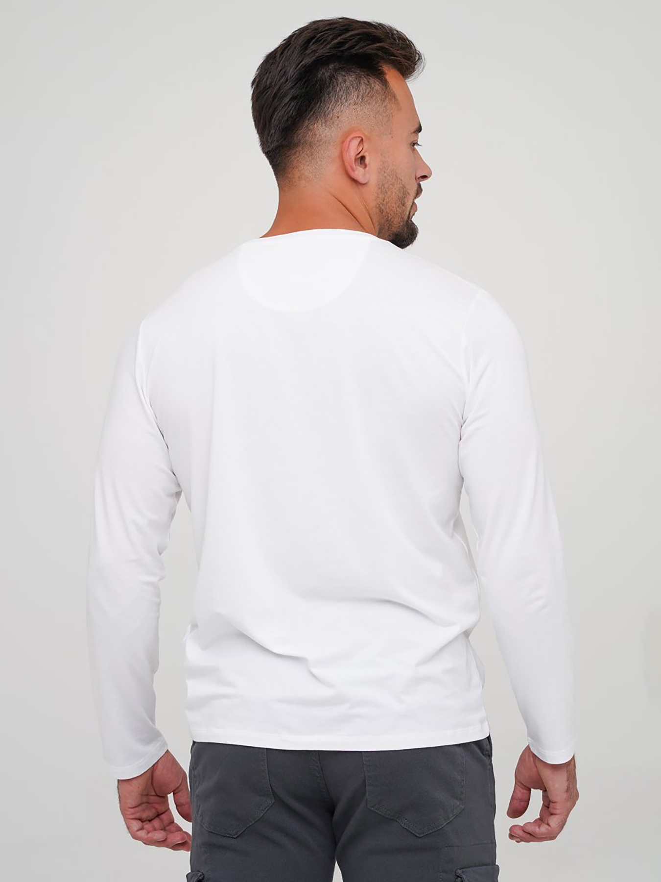 Лонгслів Trend Collection модель TC6615WhiteSVTRMN Фото