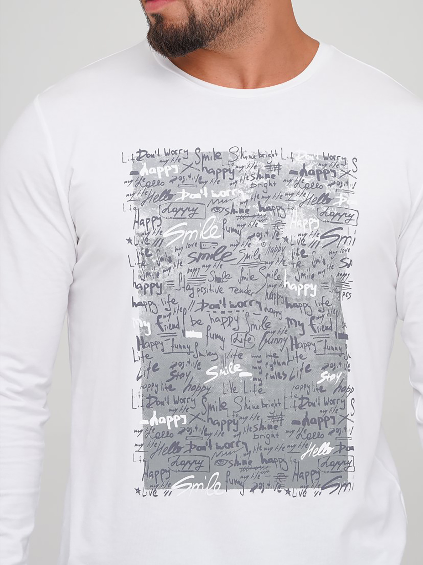 Лонгслів Trend Collection модель TC6615WhiteSVTRMN Фото