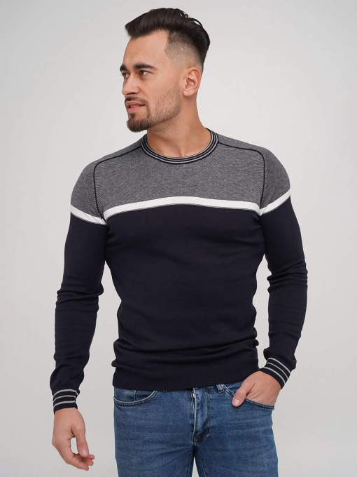 Джемпер Trend Collection модель TC5962BlueSVTRMN Фото