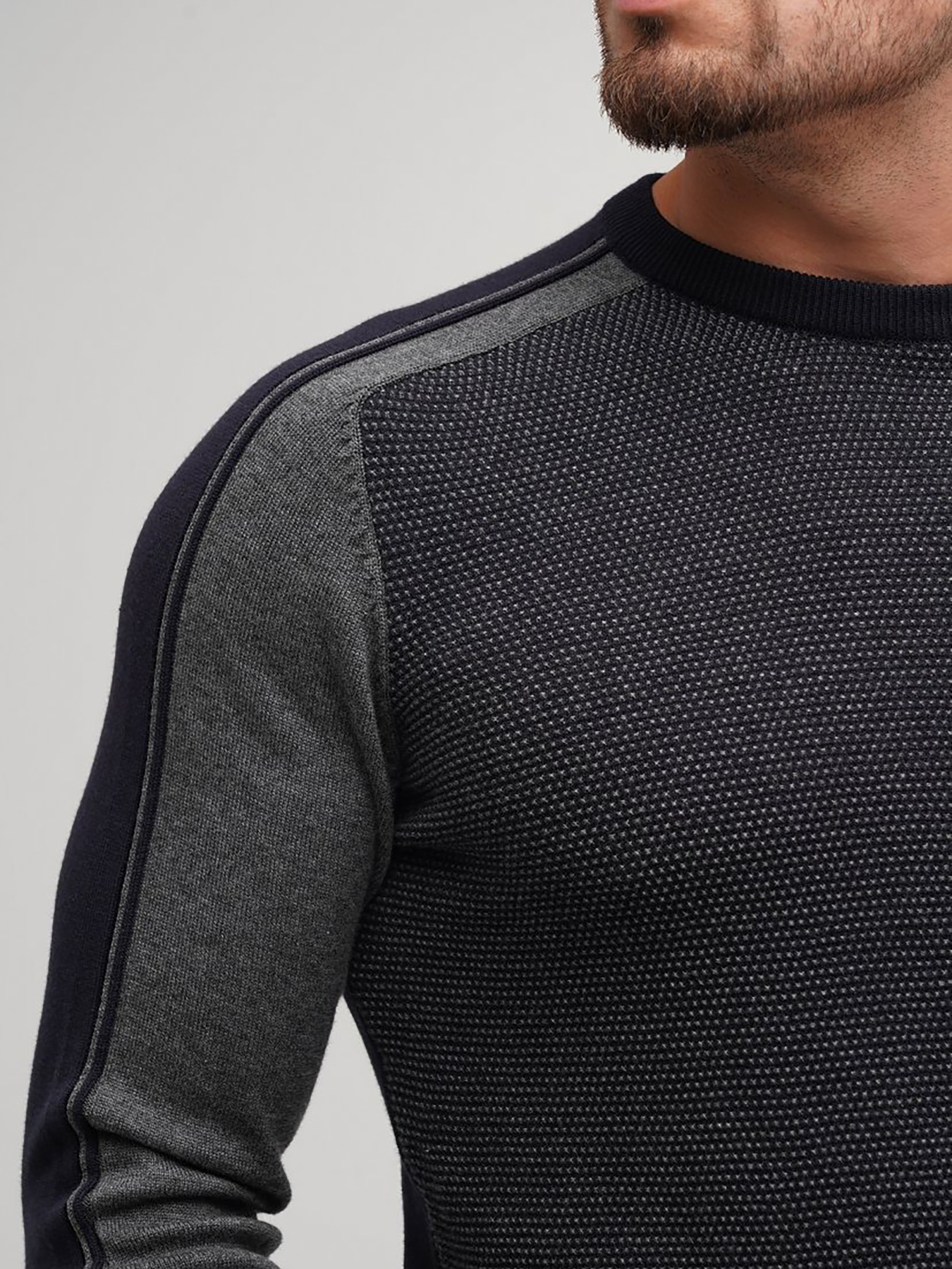 Джемпер Trend Collection модель TC5918GreyBlueSVTRMN Фото