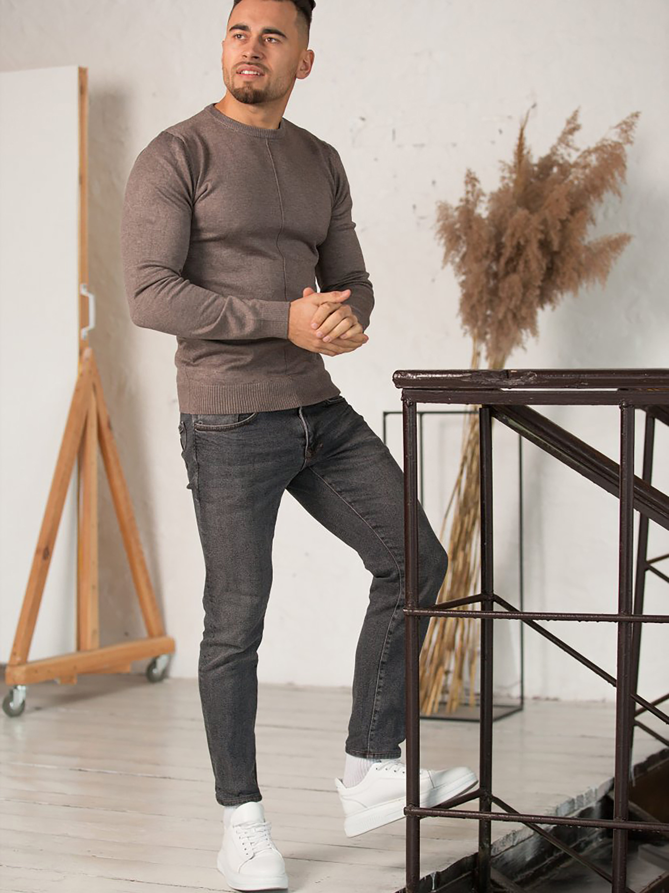 Джемпер Trend Collection модель TC5816BrownSVTRMN Фото