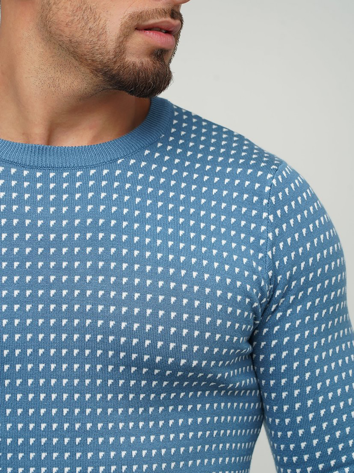 Джемпер Trend Collection модель TC5809LightBlueSVTRMN Фото