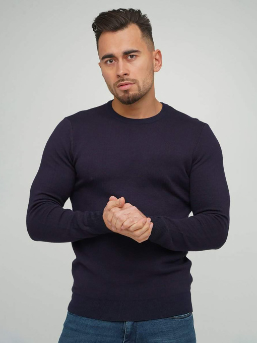 Джемпер Trend Collection модель TC5808DarkBlueSVTRMN Фото