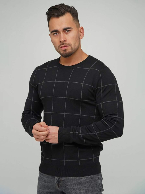 Джемпер Trend Collection модель TC5807BlackSVTRMN Джемпер Trend Collection модель TC5807BlackSVTRMN Фото