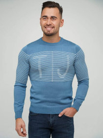 Джемпер Trend Collection модель TC5804LightBlueSVTRMN Фото