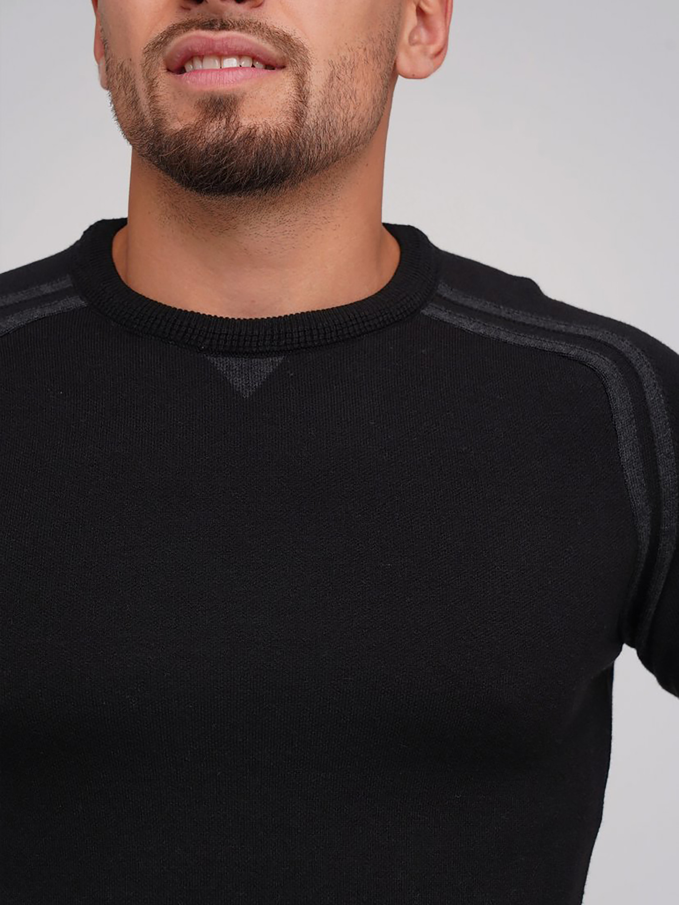 Джемпер Trend Collection модель TC5745BlackSVTRMN Фото