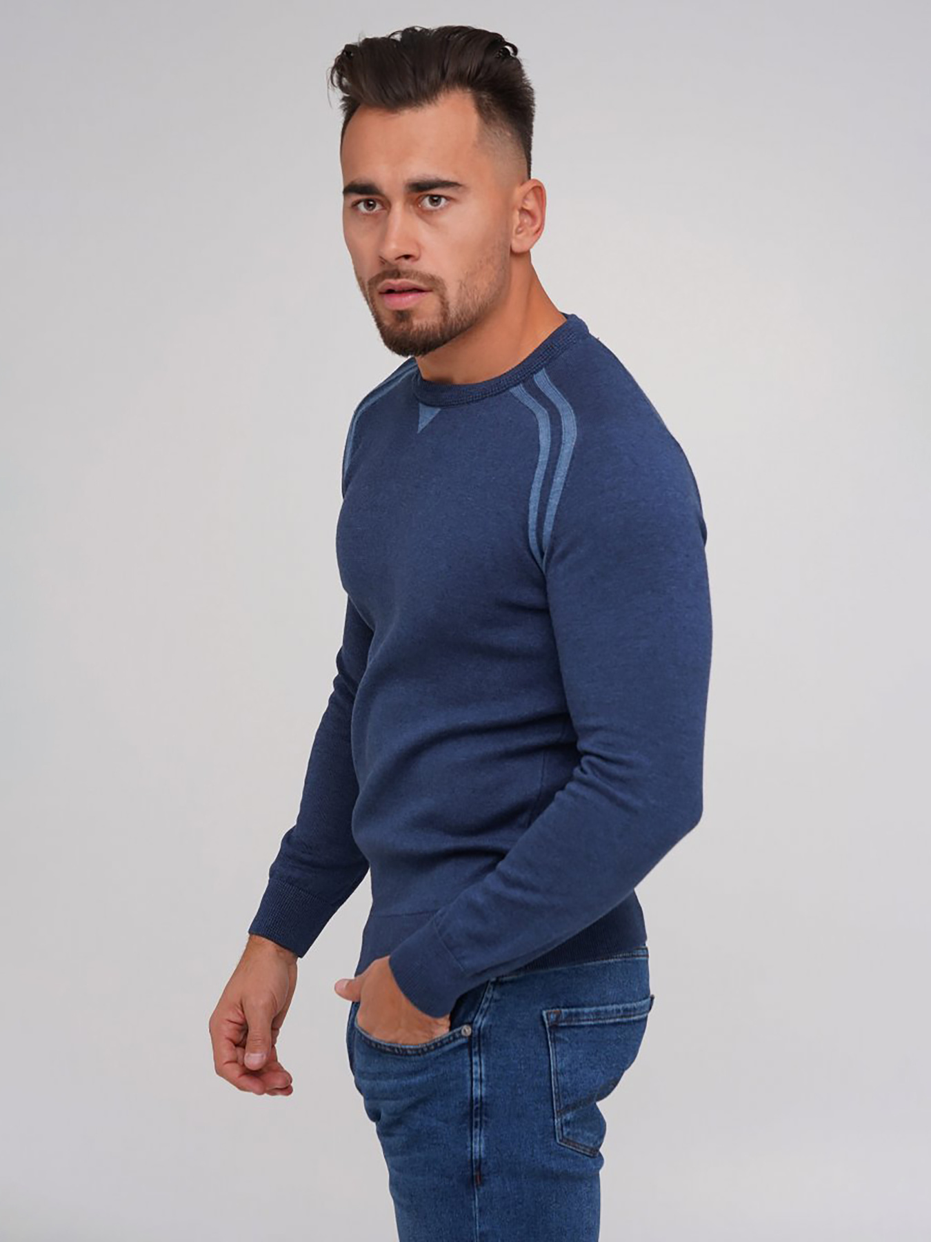 Джемпер Trend Collection модель TC5744DenimSVTRMN Фото