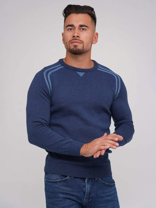 Джемпер Trend Collection модель TC5744DenimSVTRMN Джемпер Trend Collection модель TC5744DenimSVTRMN Фото