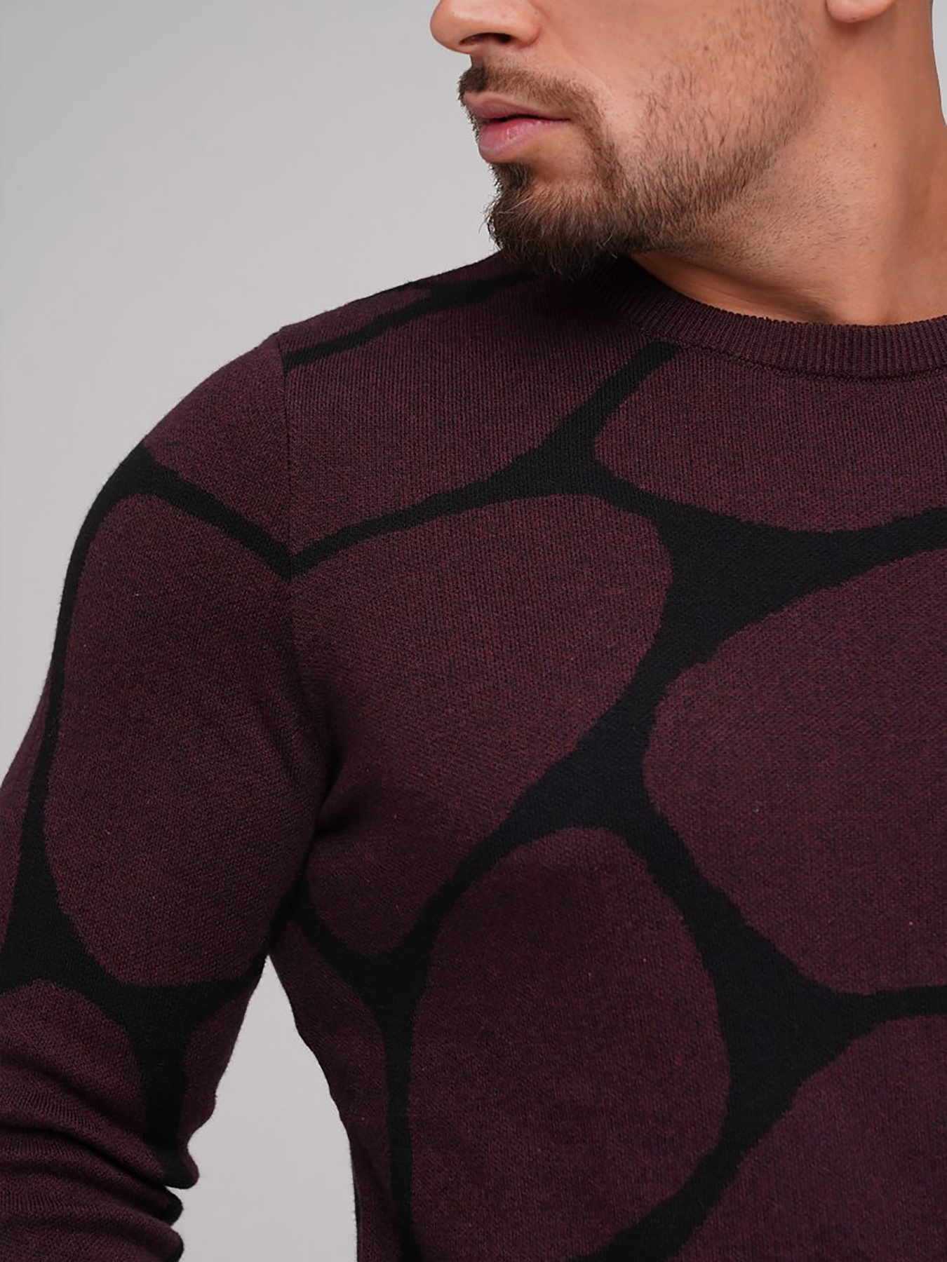 Джемпер Trend Collection модель TC5742BordoSVTRMN Фото