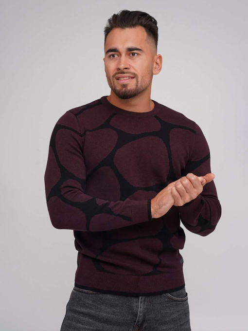Джемпер Trend Collection модель TC5742BordoSVTRMN Джемпер Trend Collection модель TC5742BordoSVTRMN Фото