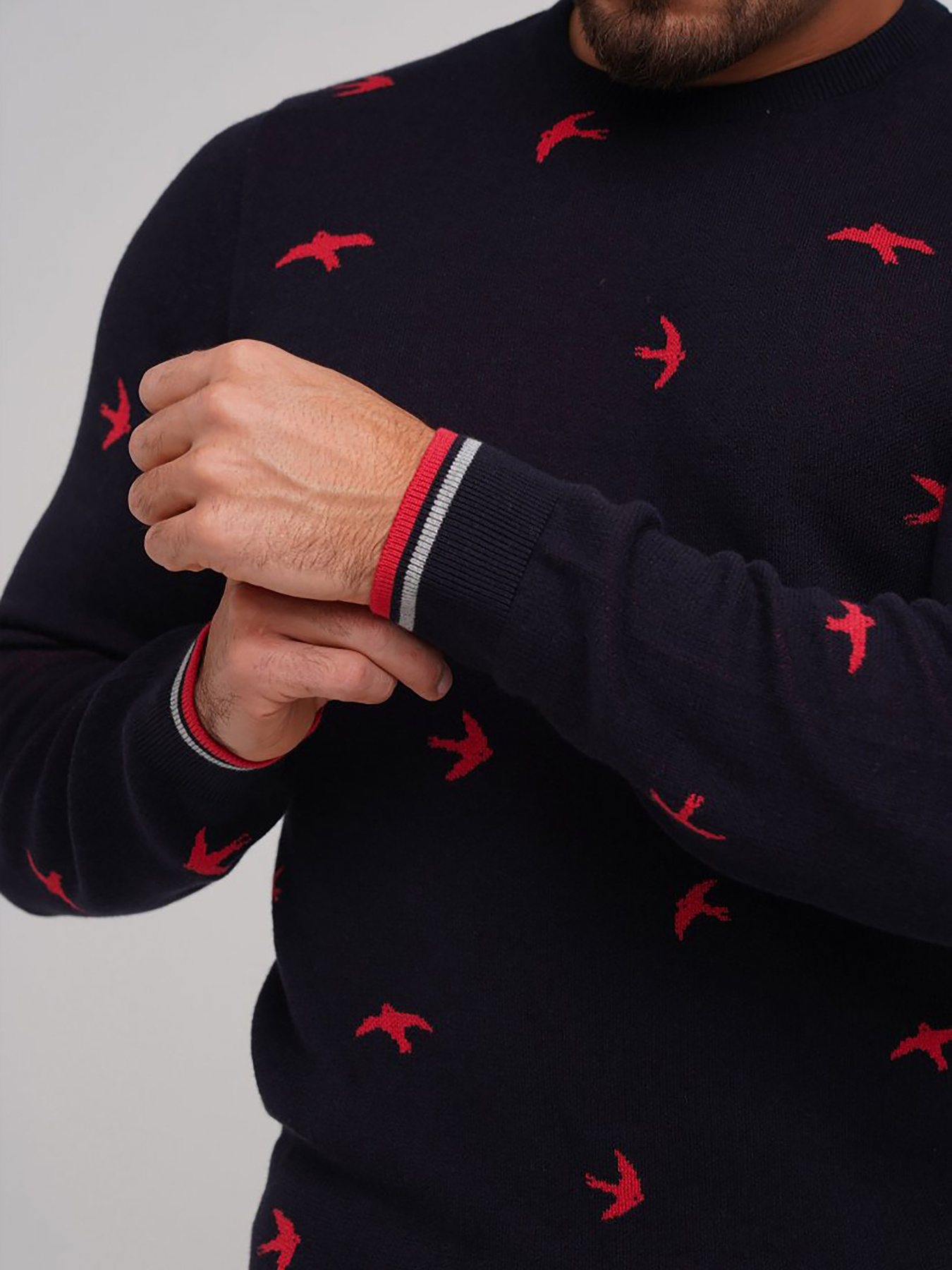 Джемпер Trend Collection модель TC5741BlackSVTRMN Фото