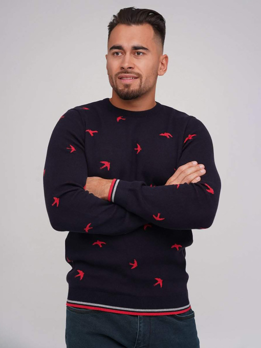 Джемпер Trend Collection модель TC5741BlackSVTRMN Джемпер Trend Collection модель TC5741BlackSVTRMN Фото