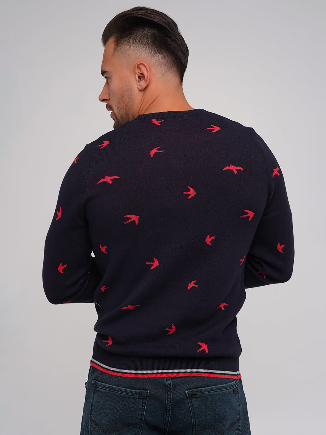 Джемпер Trend Collection модель TC5741BlackSVTRMN Фото