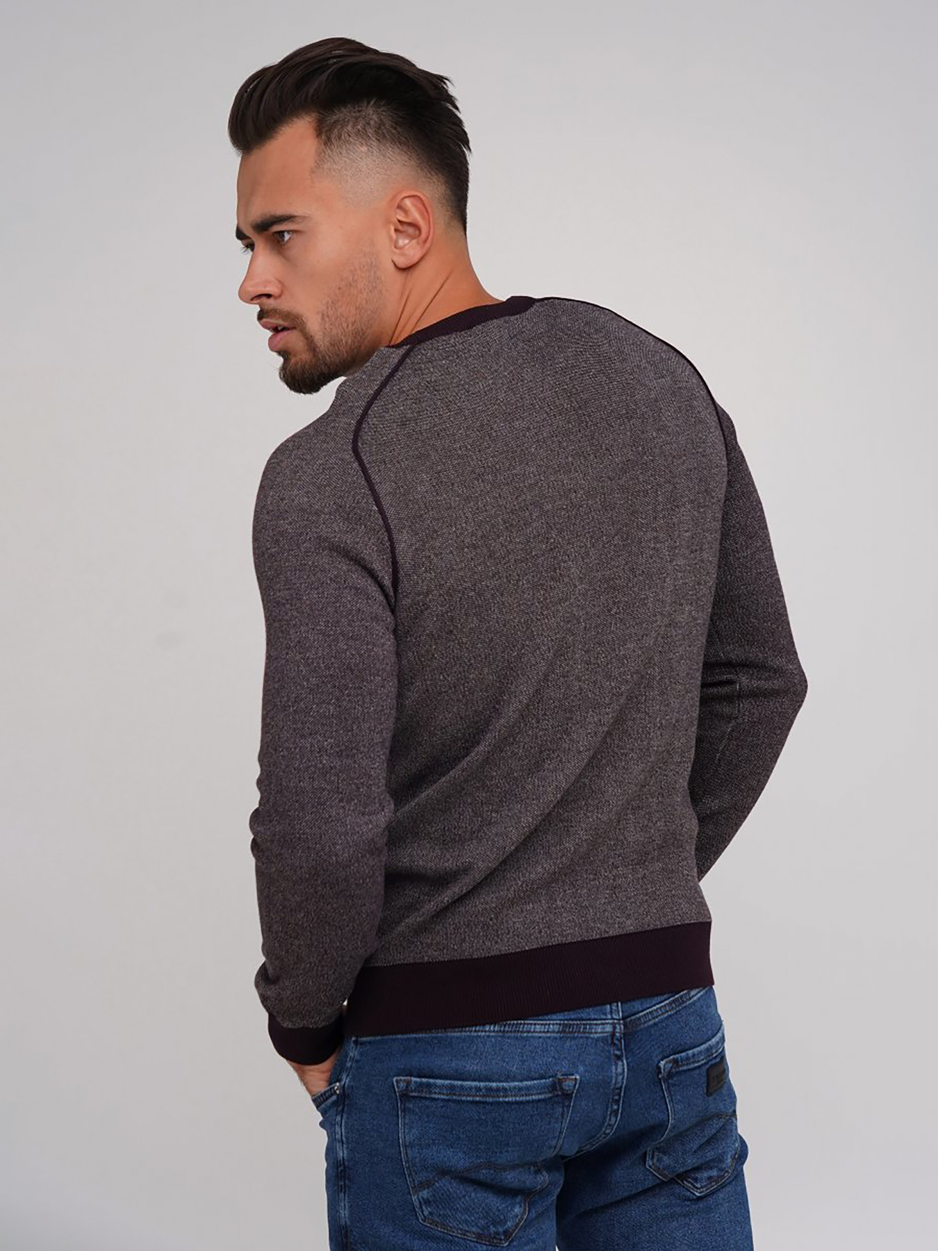 Джемпер Trend Collection модель TC5680PlumSVTRMN Джемпер Trend Collection модель TC5680PlumSVTRMN Фото