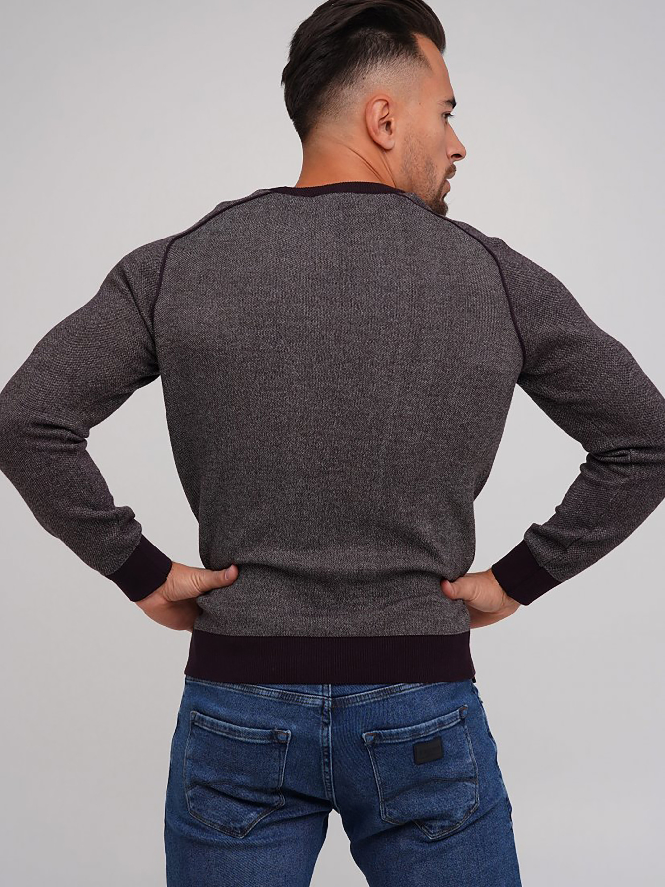 Джемпер Trend Collection модель TC5680PlumSVTRMN Джемпер Trend Collection модель TC5680PlumSVTRMN Фото