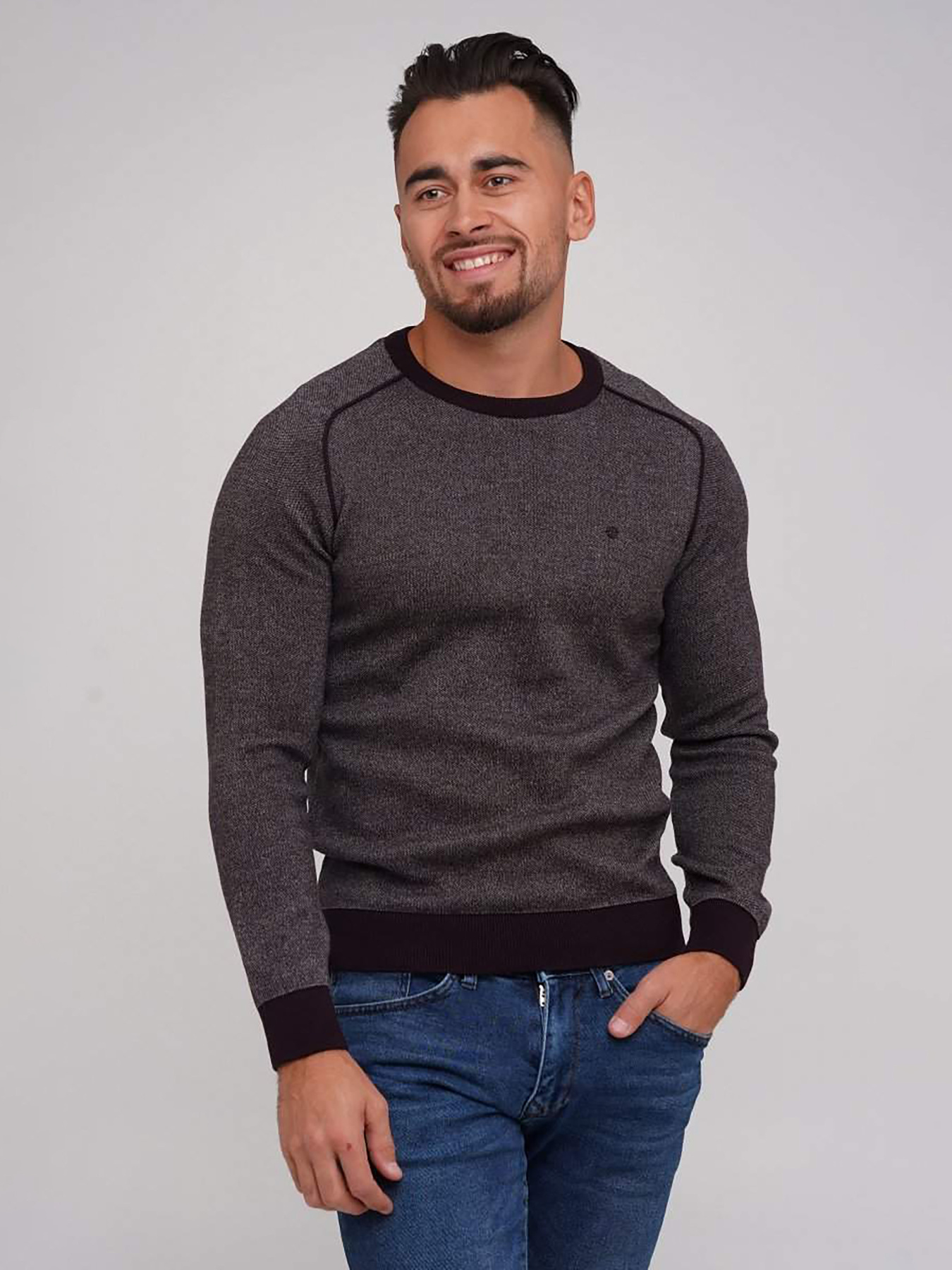 Джемпер Trend Collection модель TC5680PlumSVTRMN Джемпер Trend Collection модель TC5680PlumSVTRMN Фото