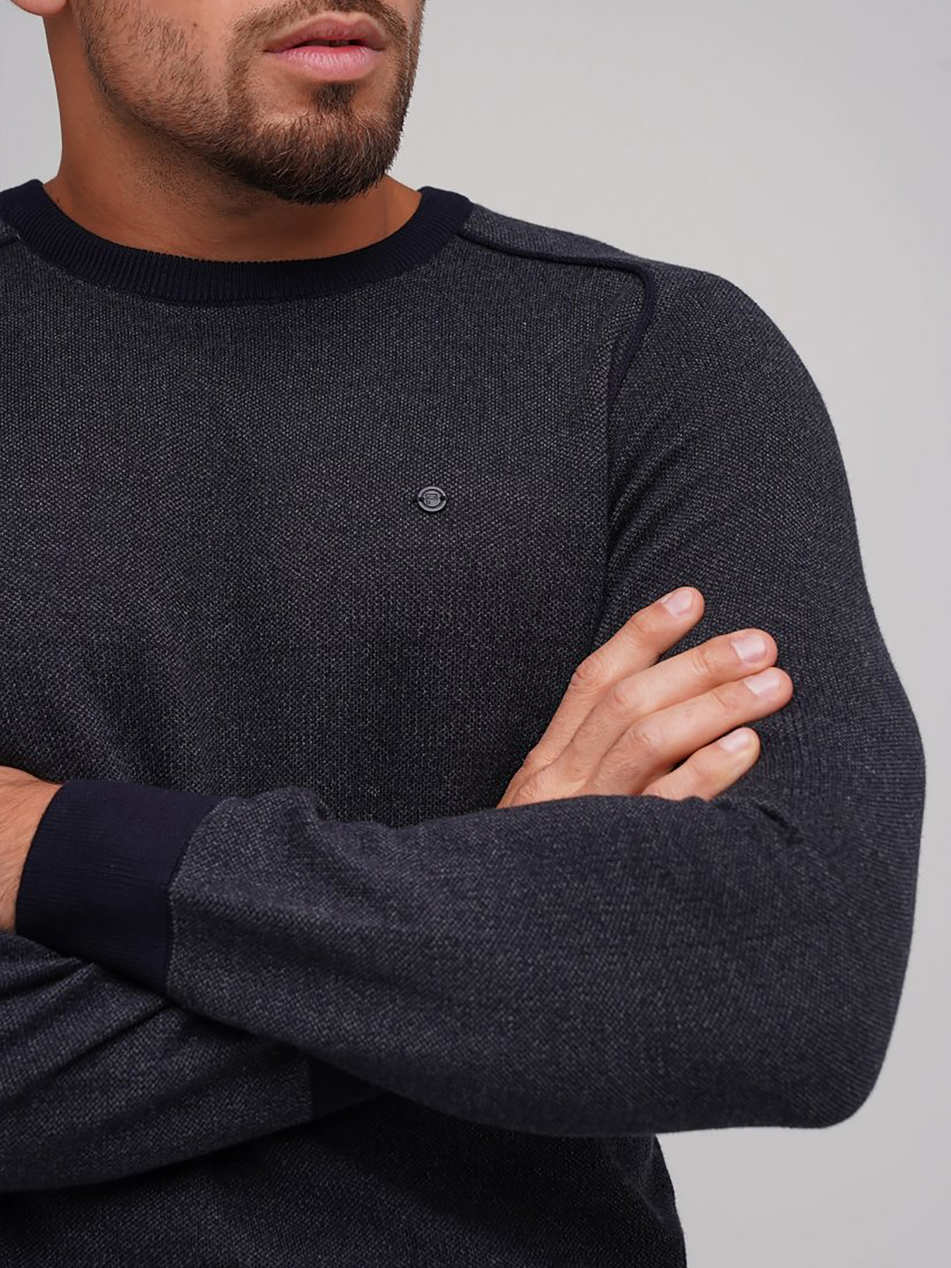 Джемпер Trend Collection модель TC5679BlueGreySVTRMN Фото