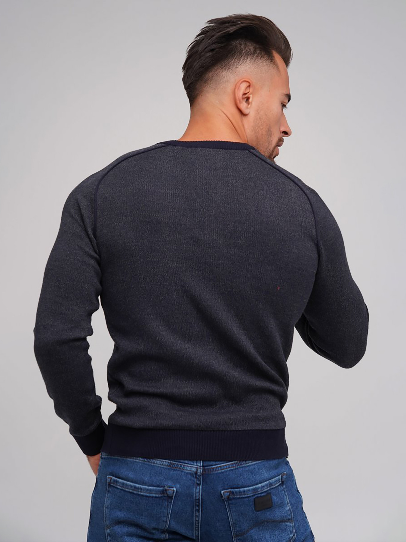 Джемпер Trend Collection модель TC5679BlueGreySVTRMN Фото