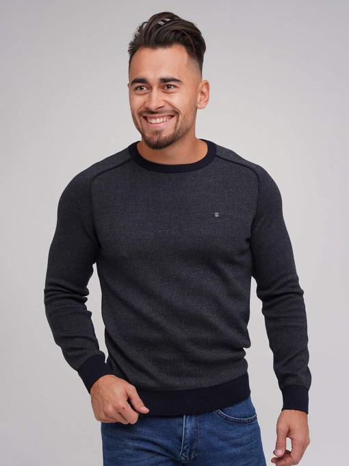 Джемпер Trend Collection модель TC5679BlueGreySVTRMN Фото