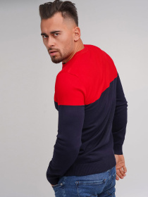 Джемпер Trend Collection модель TC5676RedBlueSVTRMN Джемпер Trend Collection модель TC5676RedBlueSVTRMN Фото