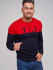 Джемпер Trend Collection модель TC5676RedBlueSVTRMN Джемпер Trend Collection модель TC5676RedBlueSVTRMN Фото