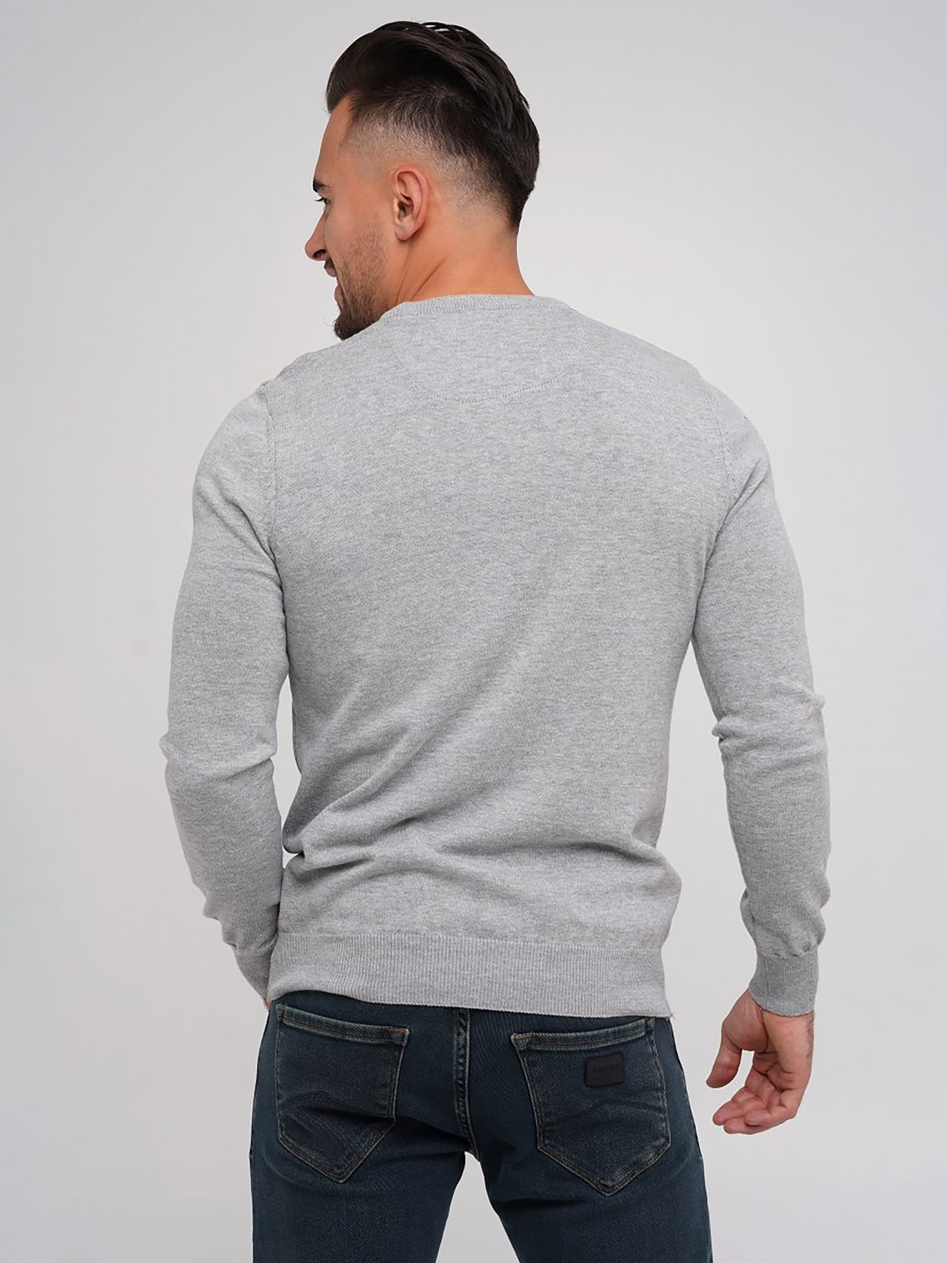 Джемпер Trend Collection модель TC5634LightGreySVTRMN Фото