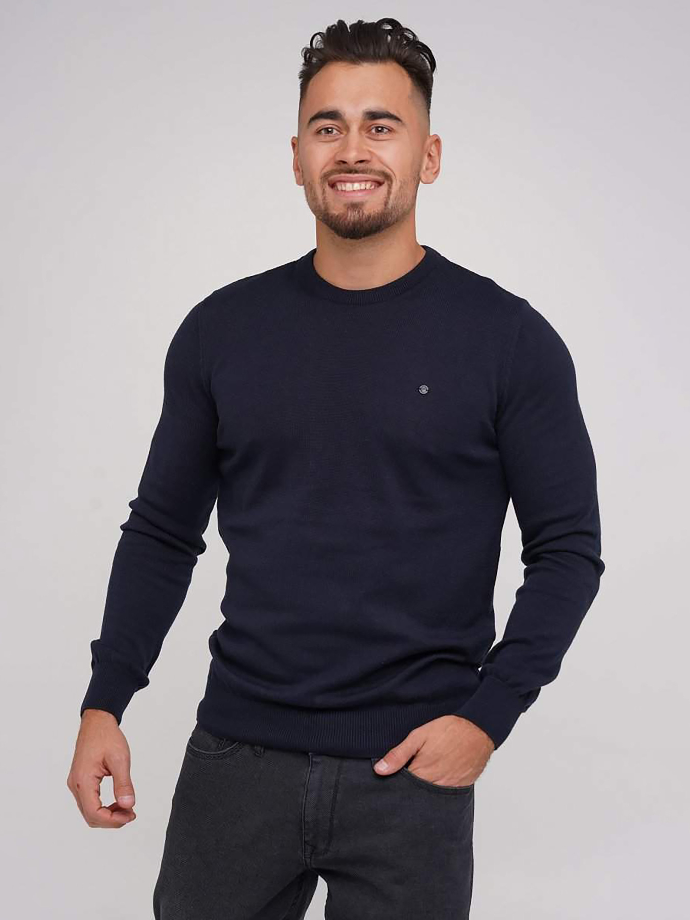 Джемпер Trend Collection модель TC5629DarkBlueSVTRMN Фото