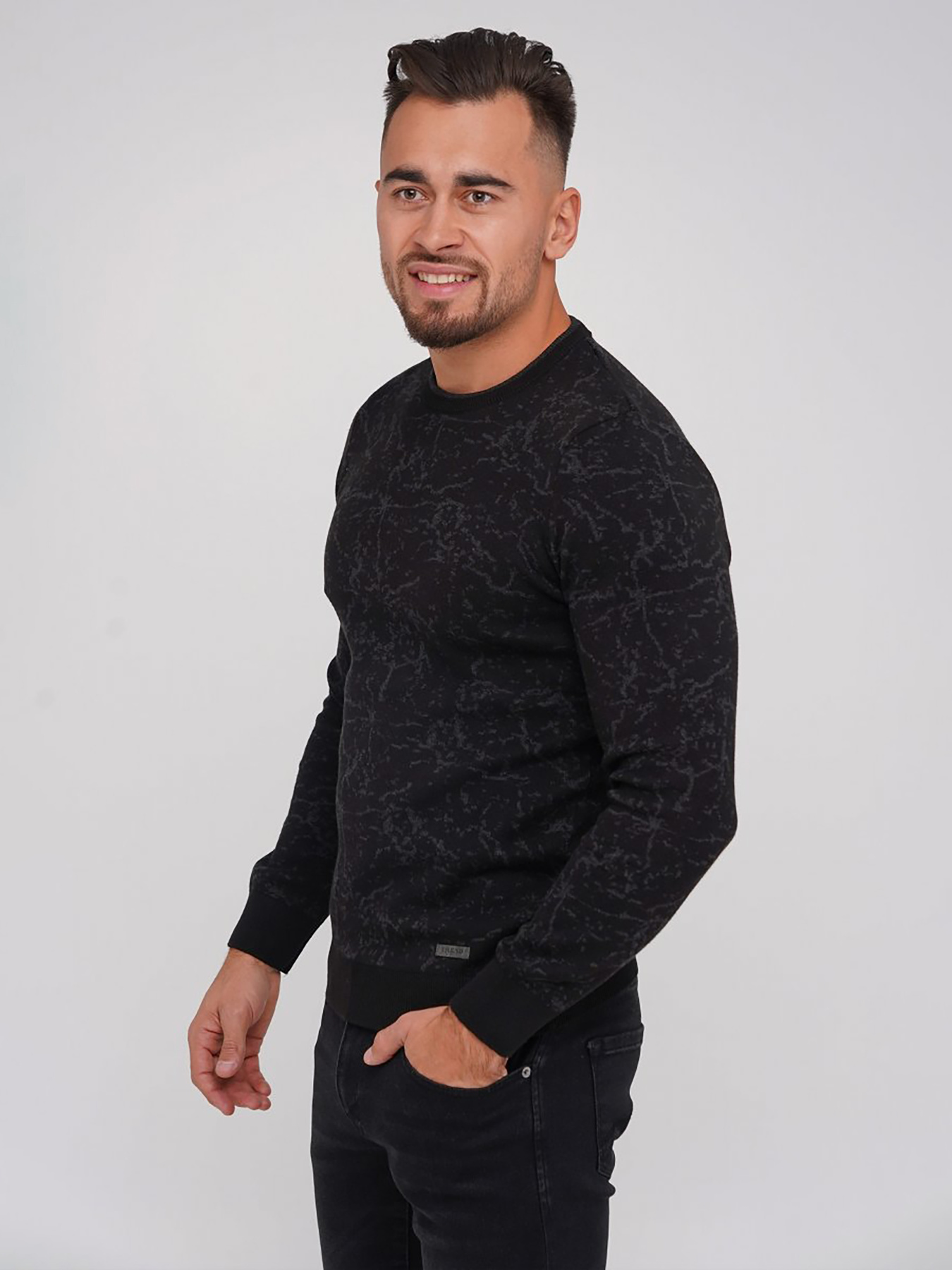 Джемпер Trend Collection модель TC5615BlackSVTRMN Джемпер Trend Collection модель TC5615BlackSVTRMN Фото