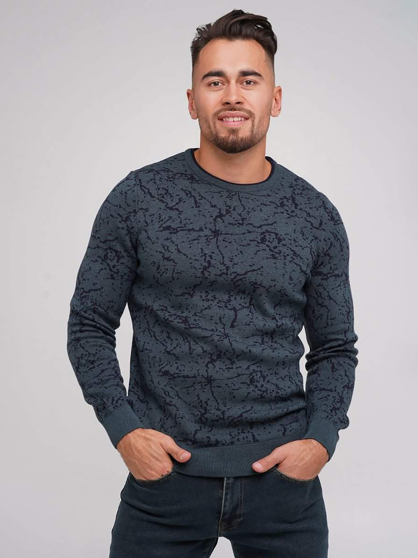 Джемпер Trend Collection модель TC5614GreenBlueSVTRMN Фото