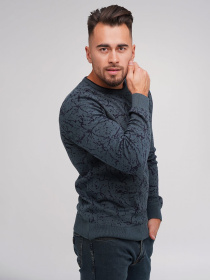 Джемпер Trend Collection модель TC5614GreenBlueSVTRMN Фото