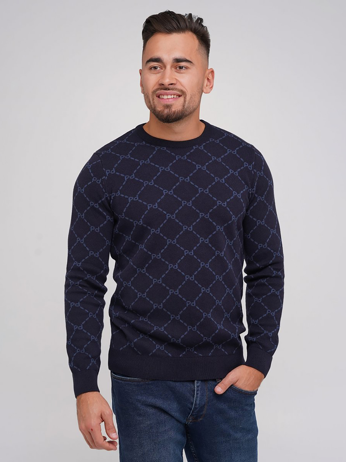 Джемпер Trend Collection модель TC5612DarkBlueSVTRMN Фото